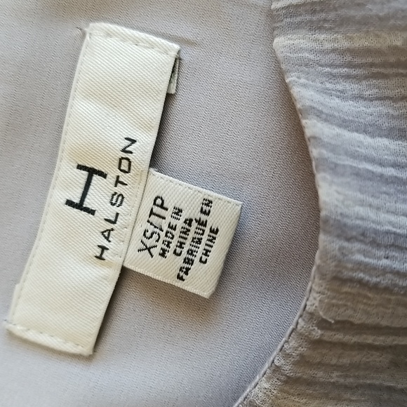 H By Halston Vintage Lightweight Tunic Summer Dress / Sz XS / Grey - Picture 12 of 16